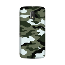 Army Camouflage Case for Moto E3 Power  (Design - 108)