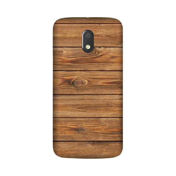 Wooden Look Case for Moto E3 Power  (Design - 113)