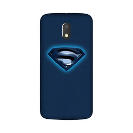 Superman Superhero Case for Moto G4 Play(Design - 117)