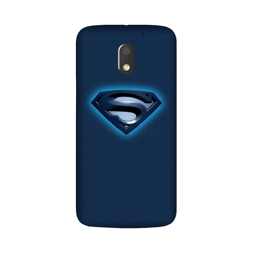 Superman Superhero Case for Moto G4 Play  (Design - 117)