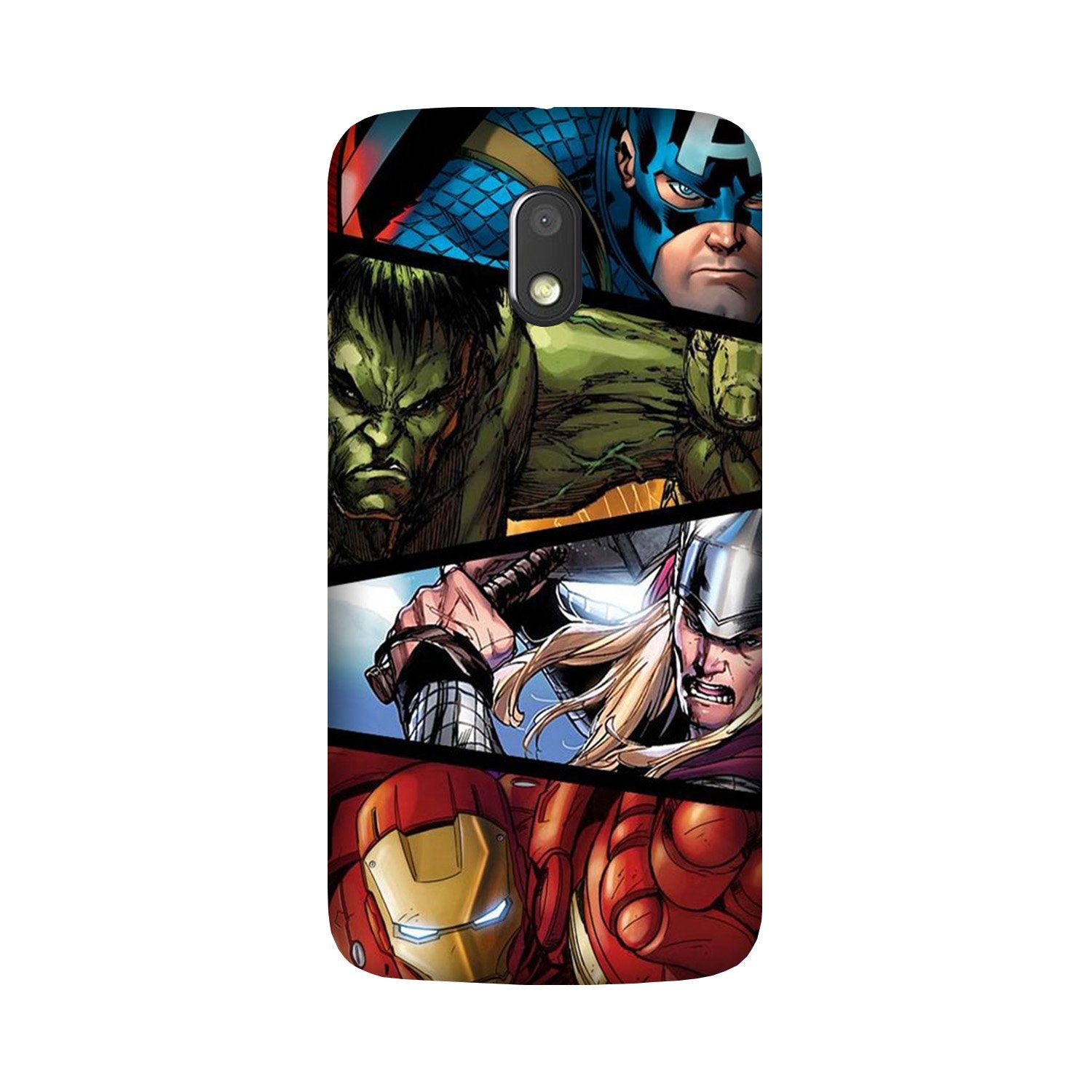 Avengers Superhero Case for Moto G4 Play(Design - 124)