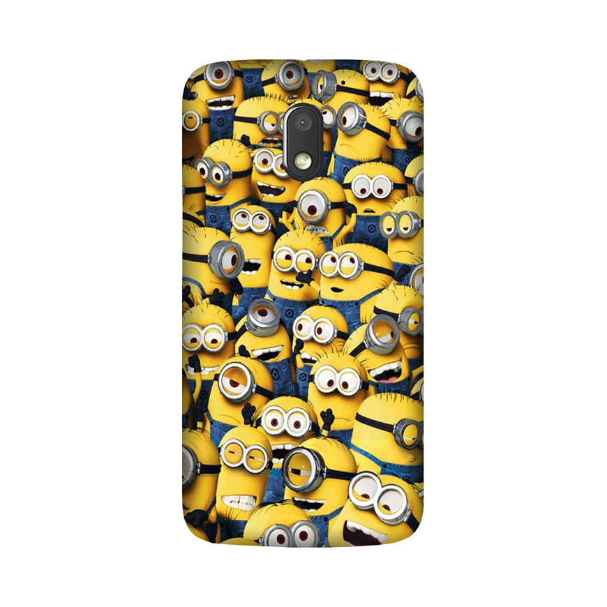 Minions Case for Moto E3 Power  (Design - 126)