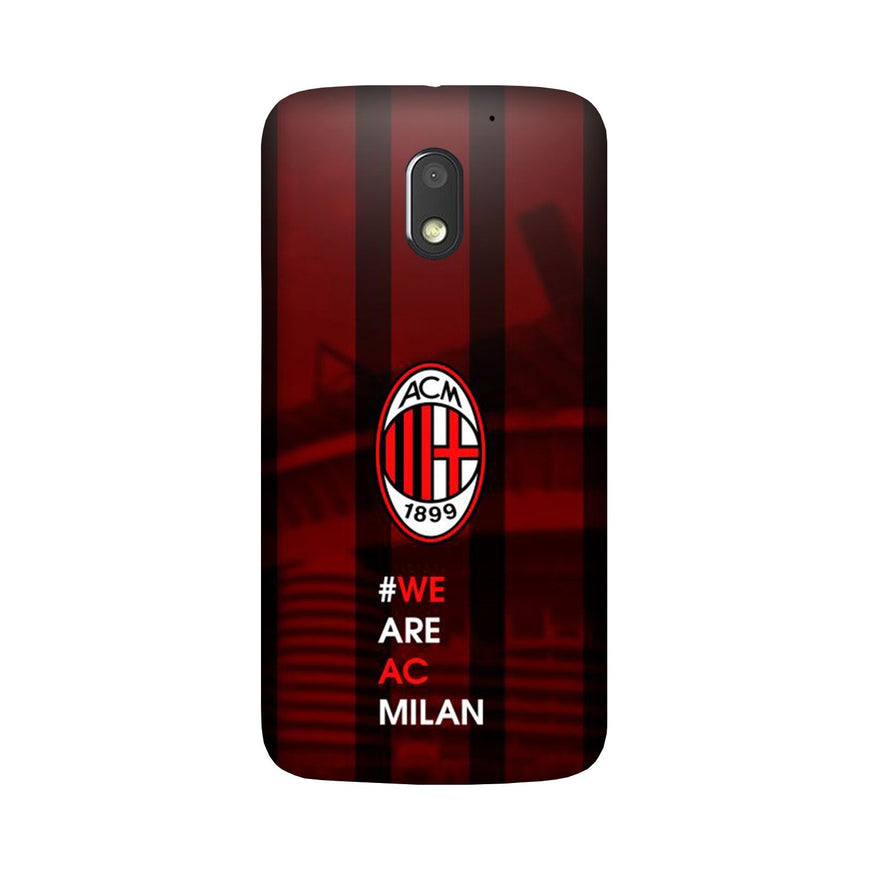 AC Milan Case for Moto E3 Power  (Design - 155)