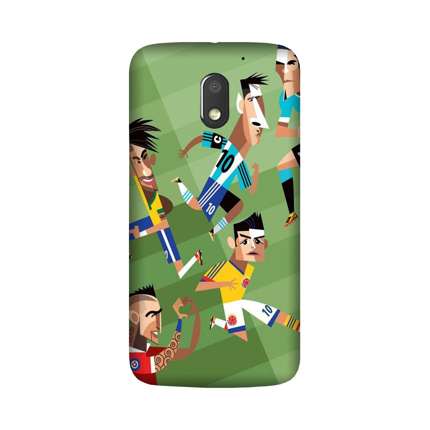 Football Case for Moto E3 Power  (Design - 166)