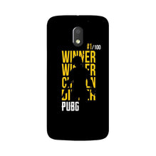 Pubg Winner Winner Case for Moto G4 Play  (Design - 177)