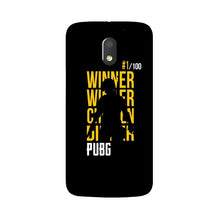 Pubg Winner Winner Case for Moto E3 Power  (Design - 177)