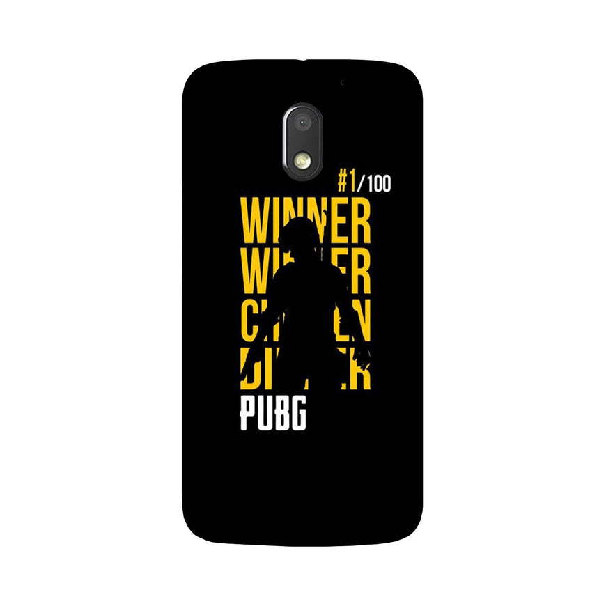 Pubg Winner Winner Case for Moto E3 Power  (Design - 177)