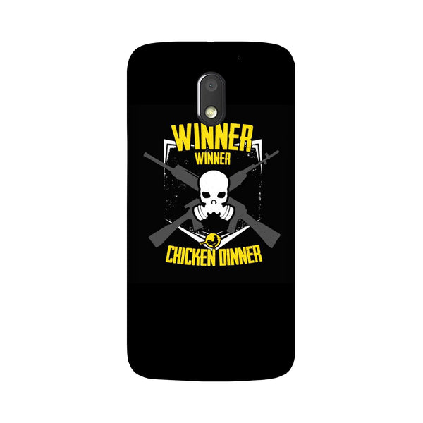 Winner Winner Chicken Dinner Case for Moto E3 Power  (Design - 178)