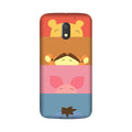 Cartoon Case for Moto E3 Power (Design - 183)