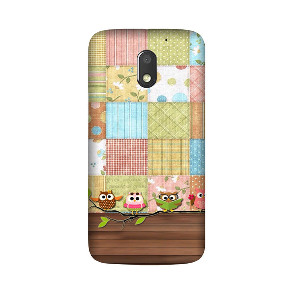 Owls Case for Moto E3 Power (Design - 202)