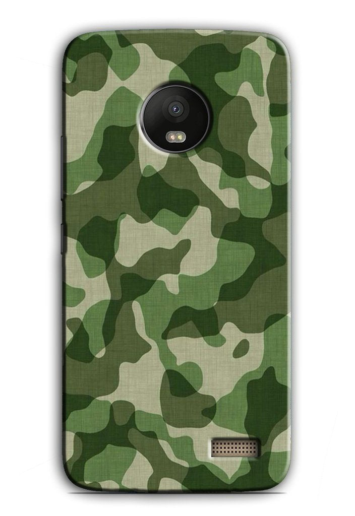 Army Camouflage Case for Moto E4  (Design - 106)
