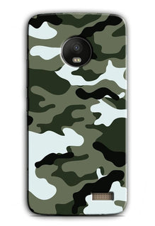 Army Camouflage Case for Moto E4  (Design - 108)