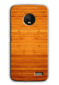 Wooden Look Case for Moto E4  (Design - 111)