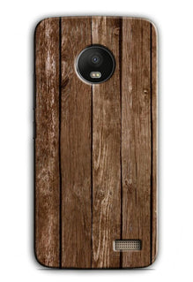 Wooden Look Case for Moto E4  (Design - 112)