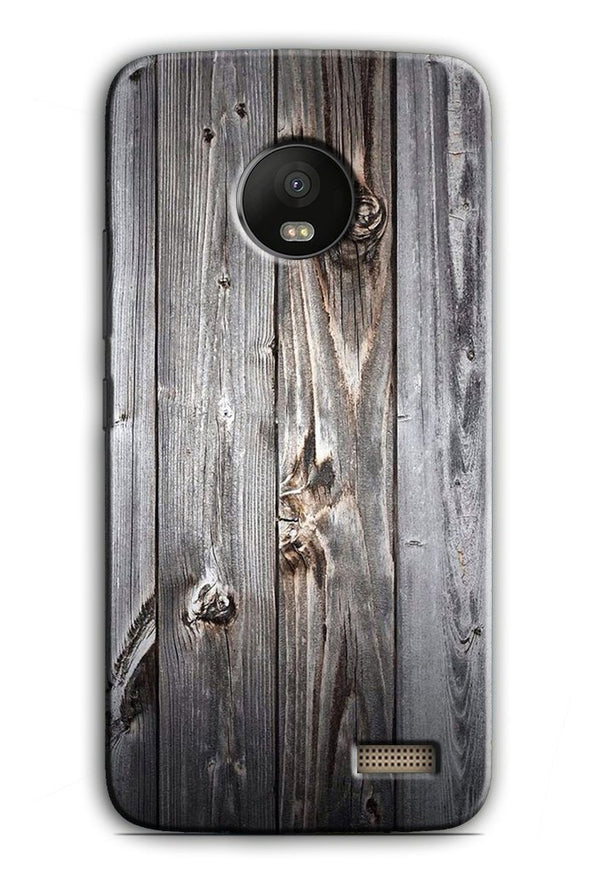 Wooden Look Case for Moto E4  (Design - 114)