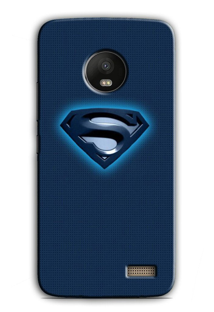 Superman Superhero Case for Moto E4(Design - 117)