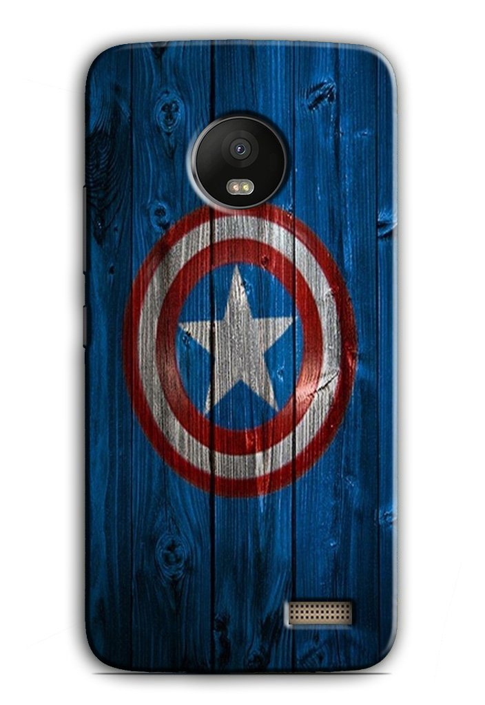 Captain America Superhero Case for Moto E4(Design - 118)