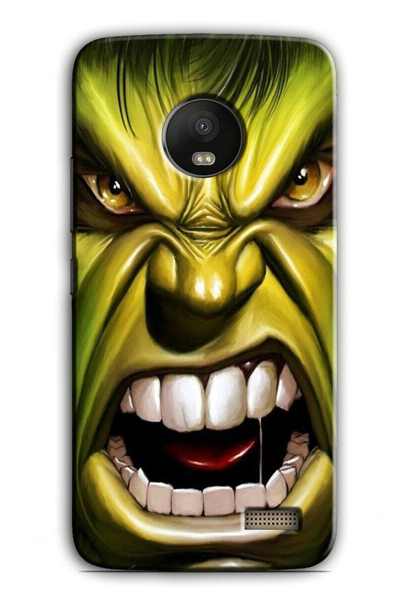 Hulk Superhero Case for Moto E4  (Design - 121)