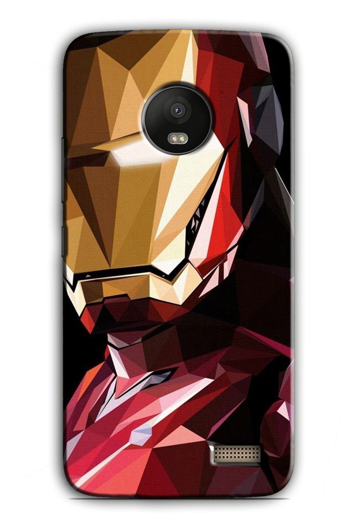 Iron Man Superhero Case for Moto E4  (Design - 122)