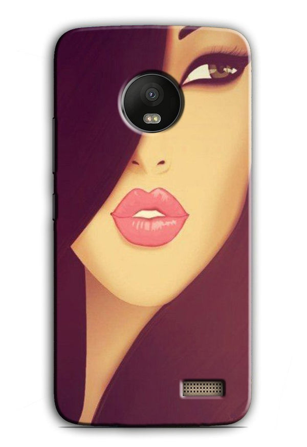 Girlish Case for Moto E4  (Design - 130)