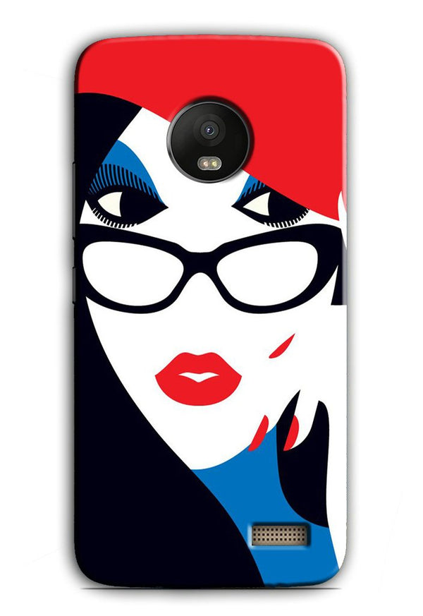 Girlish Case for Moto E4  (Design - 131)