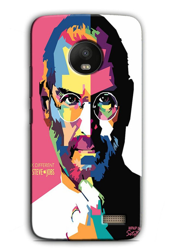 Steve Jobs Case for Moto E4  (Design - 132)