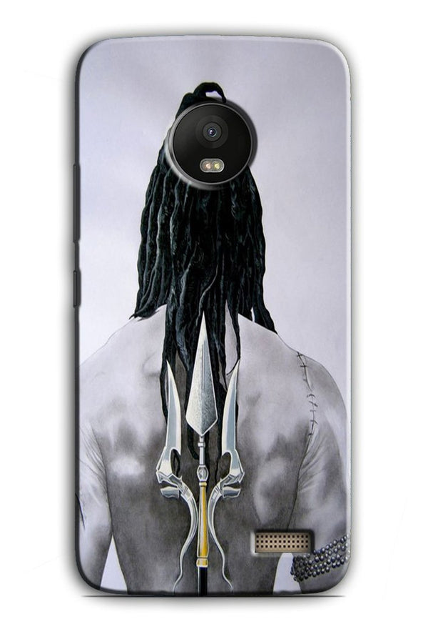 Lord Shiva Case for Moto E4  (Design - 135)