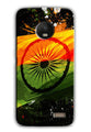 Indian Flag Case for Moto E4  (Design - 137)