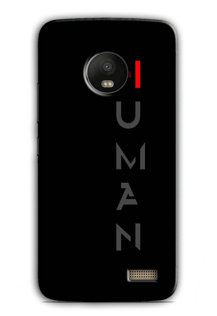 Human Case for Moto E4(Design - 141)