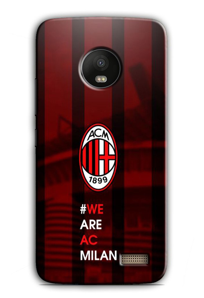 AC Milan Case for Moto E4  (Design - 155)