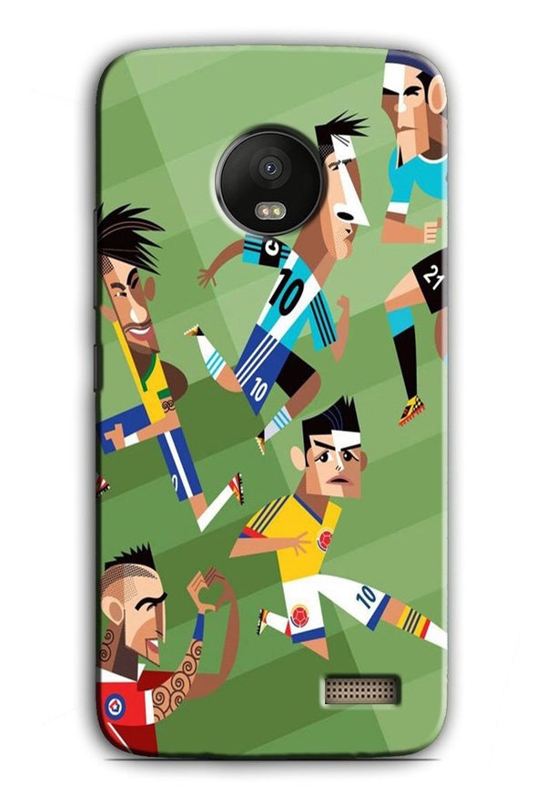 Football Case for Moto E4  (Design - 166)