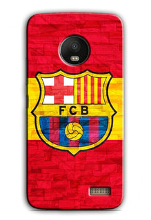 FCB Football Case for Moto E4  (Design - 174)