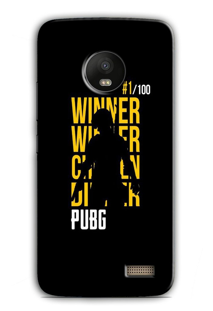Pubg Winner Winner Case for Moto E4(Design - 177)
