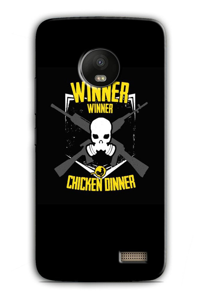 Winner Winner Chicken Dinner Case for Moto E4(Design - 178)