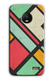 Boxes Case for Moto E4 (Design - 187)