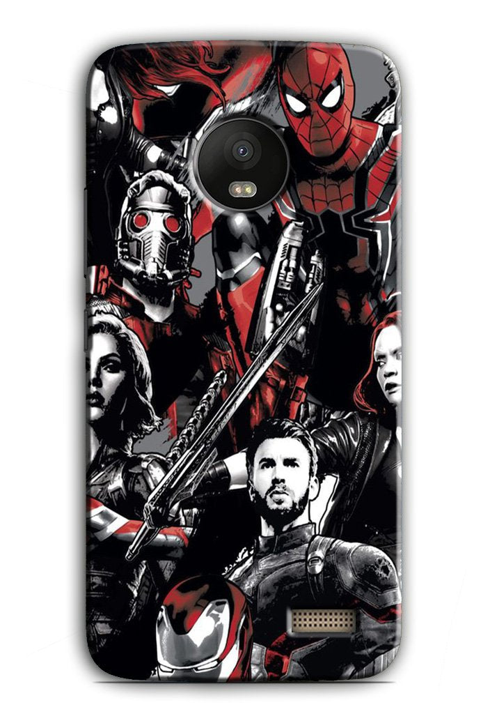 Avengers Case for Moto E4 (Design - 190)