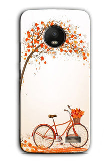 Bicycle Case for Moto E4 (Design - 192)
