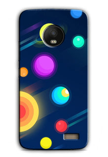 Solar Planet Case for Moto E4 (Design - 197)