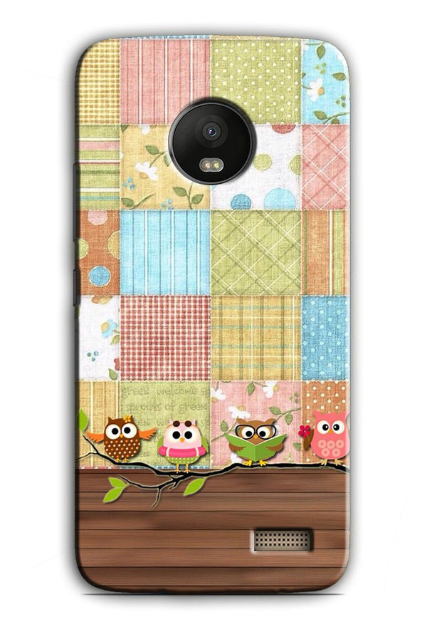 Owls Case for Moto E4 (Design - 202)