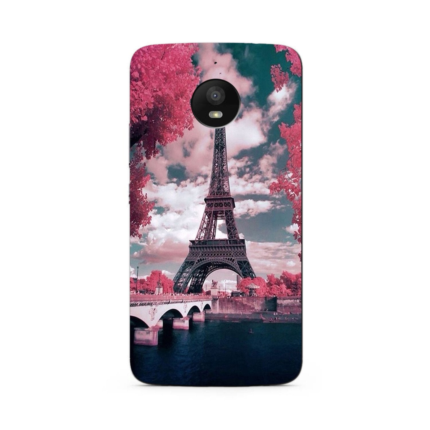 Eiffel Tower Case for Moto G5s Plus(Design - 101)