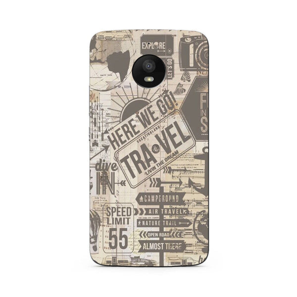 Travel Case for Moto G5s  (Design - 104)