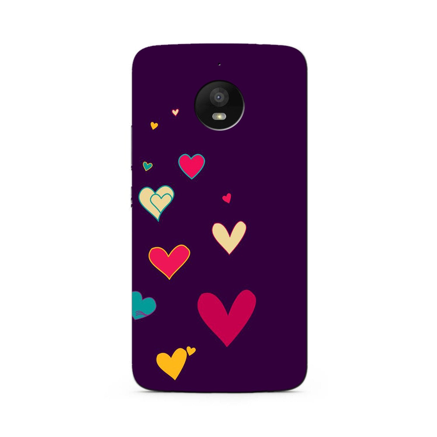 Purple Background Case for Moto G5s Plus  (Design - 107)