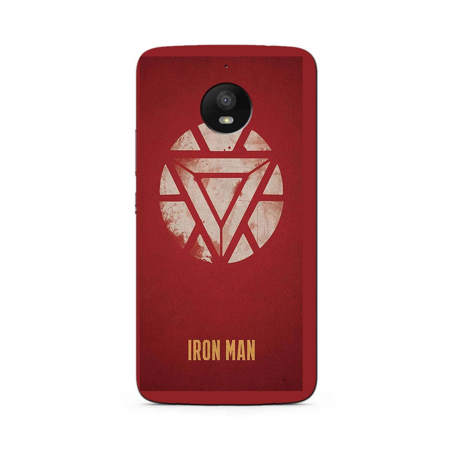 Iron Man Superhero Case for Moto E4 Plus  (Design - 115)