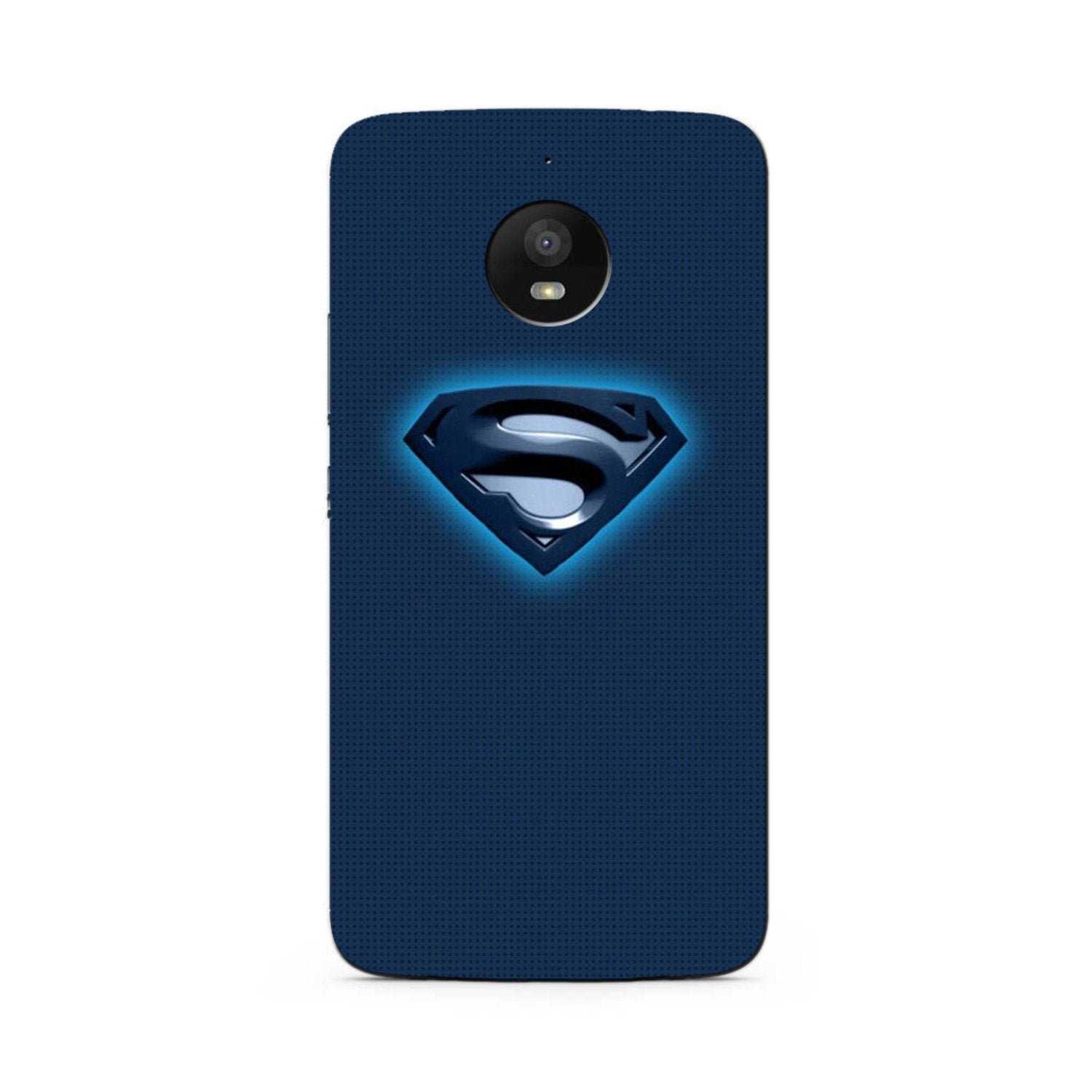 Superman Superhero Case for Moto E4 Plus(Design - 117)