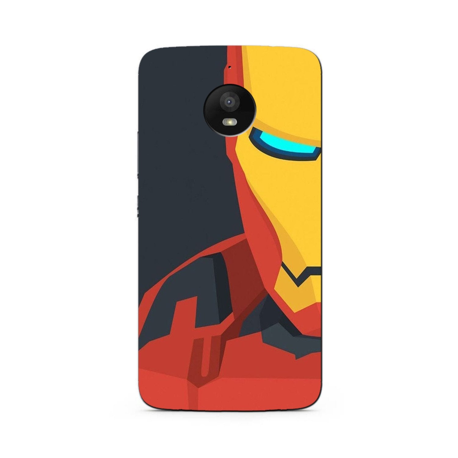 Iron Man Superhero Case for Moto E4 Plus  (Design - 120)