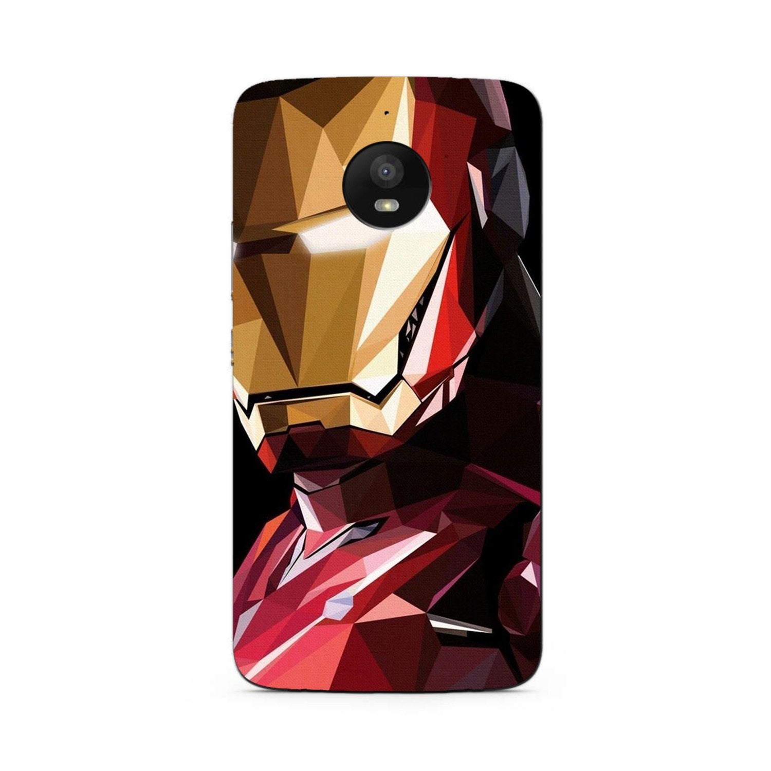 Iron Man Superhero Case for Moto E4 Plus  (Design - 122)