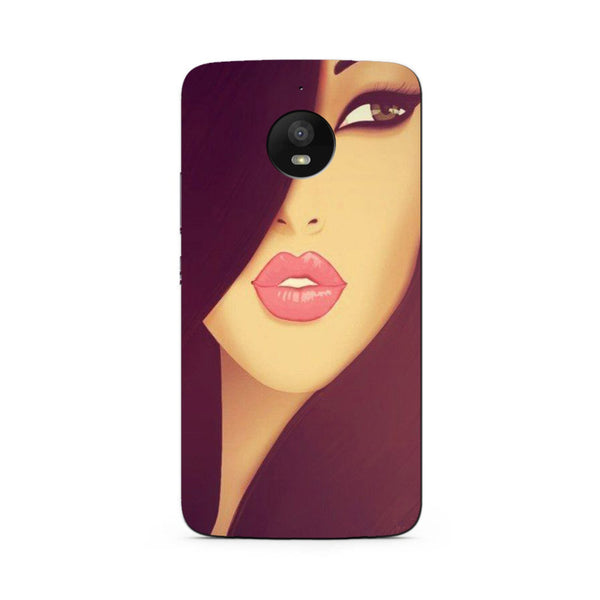 Girlish Case for Moto E4 Plus  (Design - 130)