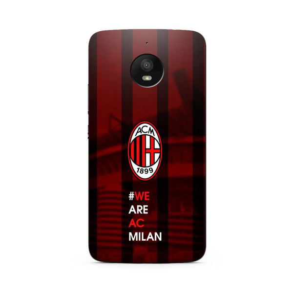 AC Milan Case for Moto E4 Plus  (Design - 155)