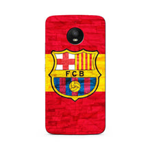 FCB Football Case for Moto E4 Plus  (Design - 174)