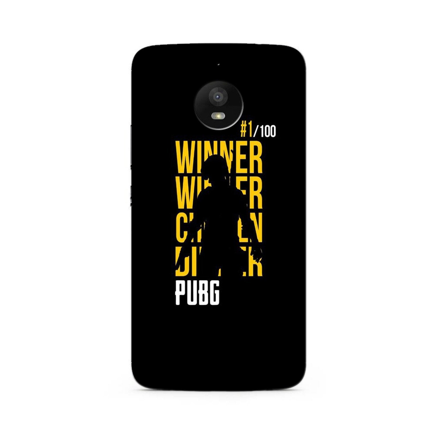 Pubg Winner Winner Case for Moto E4 Plus(Design - 177)